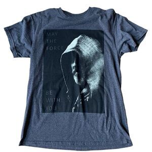 Star Wars T-Shirt Adult M Luke Skywalker May The Force Be With You